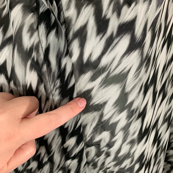 Worthington semi-sheer button down blouse - Picture 8 of 8